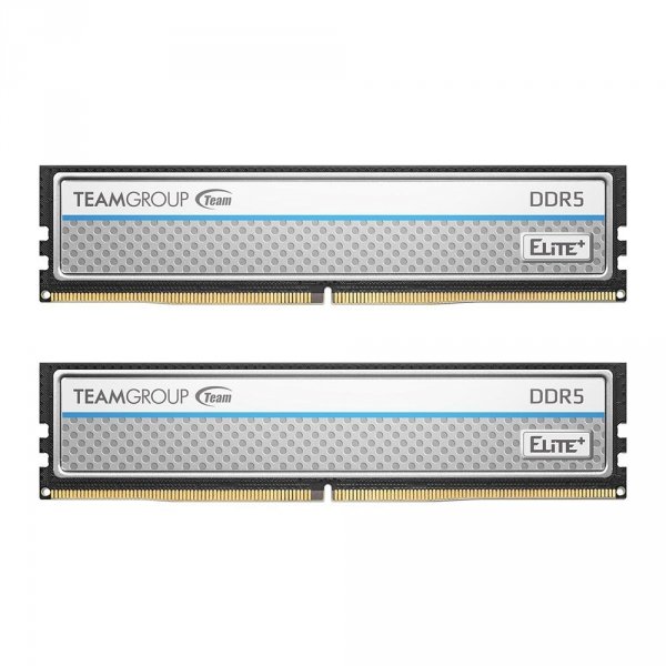 Pamięć DDR5 Team Group ELITE Plus 16GB (2x8GB) 5200MHz CL42 1,1V Silver