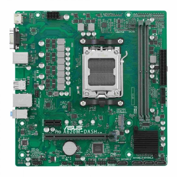 Płyta Asus PRO A620M-DASH-CSM /AMD A620/DDR5/SATA3/M.2/USB3.0/PCIe4.0/AM5/mATX