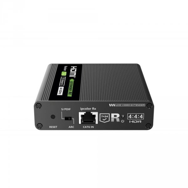OUTLET: Extender / odbiornik HDMI 4K Techly po skrętce Cat.6/6a/7 do 70m - OTW OPAK
