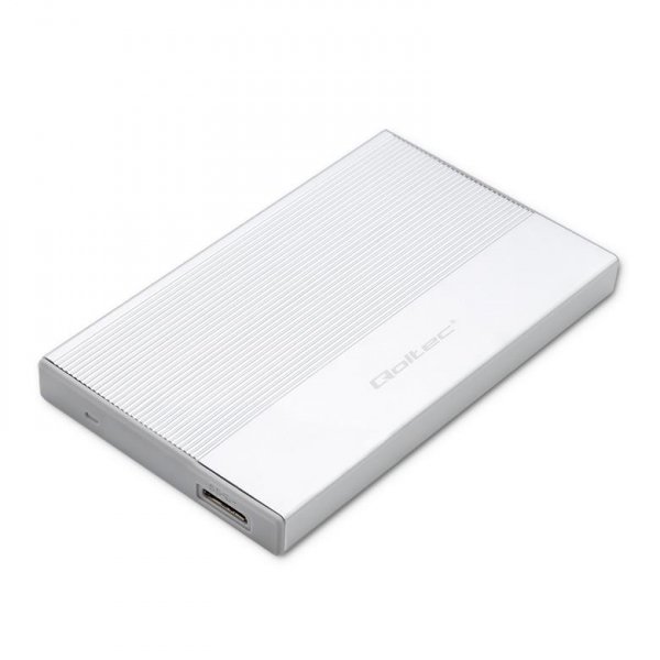 Obudowa/kieszeń Qoltec na dysk SSD HDD 2.5&amp;quot; | SATA | USB 3.0 | Super speed 5Gb/s | 2TB | Srebrny