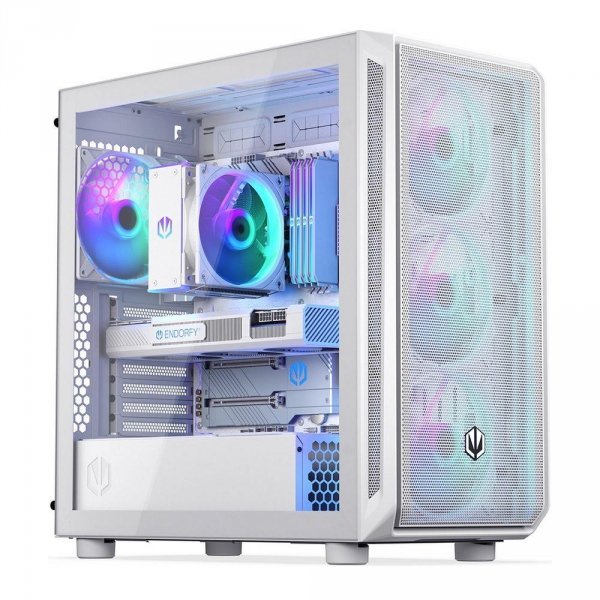 Obudowa Endorfy Arx 700 White ARGB ATX z oknem bez zasilacza biała
