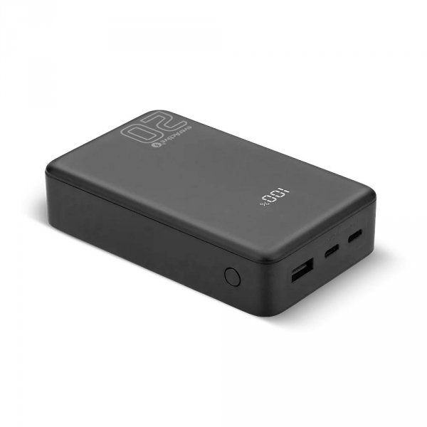 Powerbank everActive EB-20QB 20 000mAh 1x USB + 2x USB-C 20W QC4+ wyświetlacz LCD