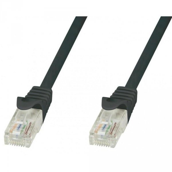 PatchCord Techly Cat.5e UTP CCA 20m czarny