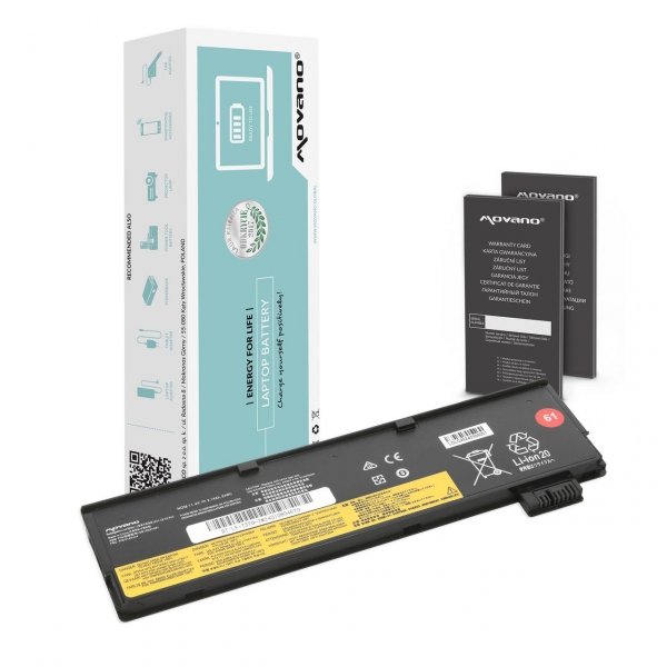 Bateria Movano do notebooka Lenovo ThinkPad SB10K97582, T470, T570 (11.4V) (2140 mAh)