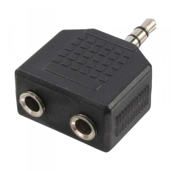 Adapter audio stereo LogiLink CA1002 3,5mm jack (M) &amp;gt; 2x 3,5mm jack (F)