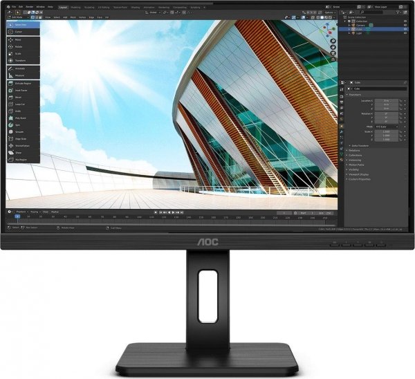 OUTLET: Monitor AOC 27&amp;quot; U27P2 UHD 2xHDMI DP 4xUSB 3.0 głośniki - USZ OPAK