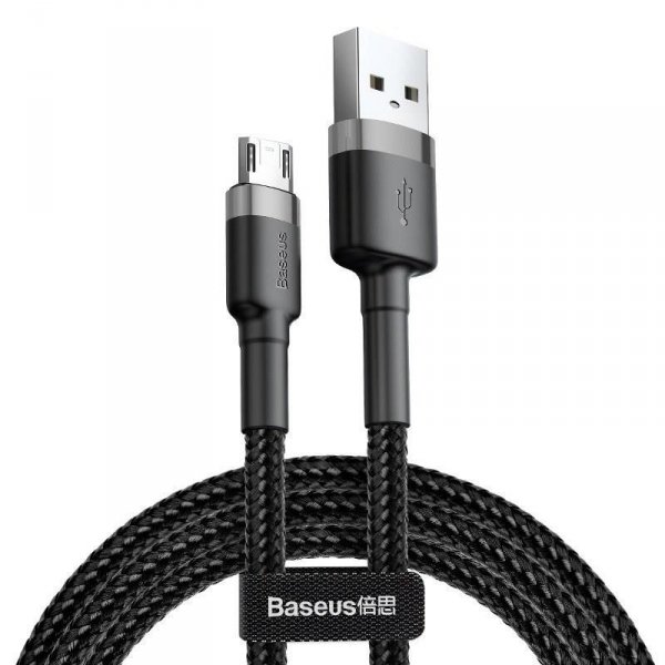 Kabel przewód USB - micro USB 100cm Baseus CAMKLF-BG1 Quick Charge 2.4A z obsługą szybkiego ładowania