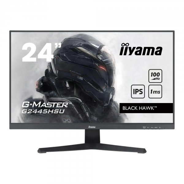 Monitor iiyama 23,8&amp;quot; G-Master G2445HSU-B2 Black Hawk IPS FHD 100Hz HDMI DP HUB głośniki