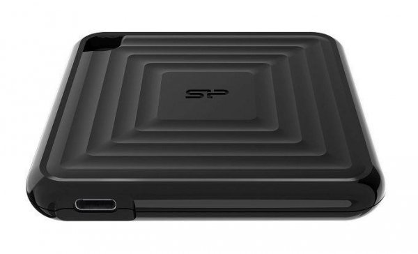 Dysk zewnętrzny SSD Silicon Power PC60 1TB USB-C (540/500 MB/s) czarny