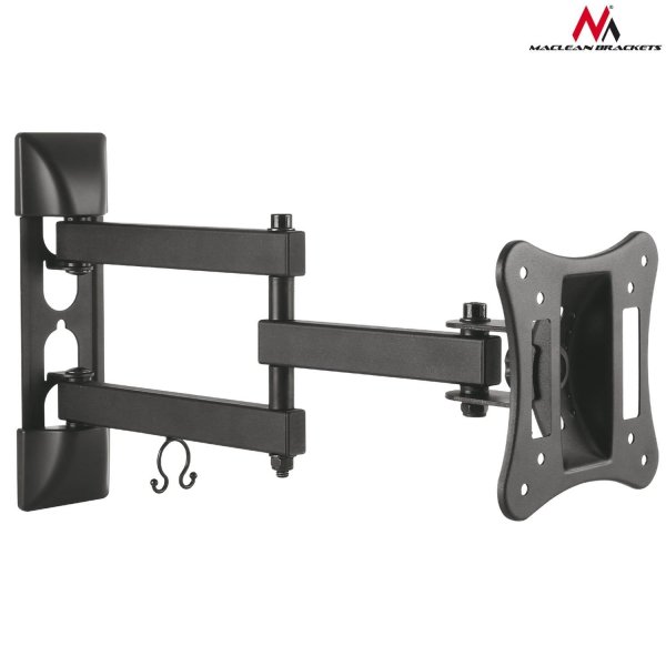 Uchwyt do telewizora lub monitora Maclean MC-719 13-27&amp;quot; 15kg czarny max VESA 100x100