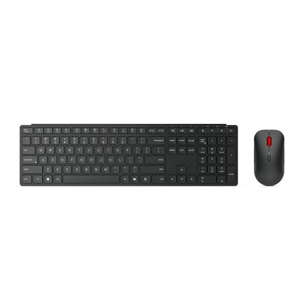 Zestaw klawiatura + mysz Lenovo Wireless Multi-Mode Pro Combo Keyboard and Mouse 6000 (US Euro) czarny