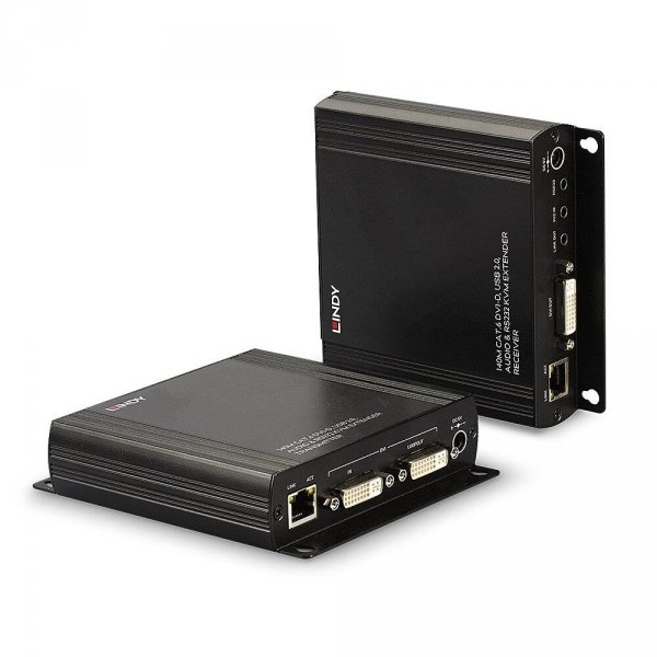 Extender HDMI LINDY DVI-D, USB, Audio &amp;amp; RS232 KVM, Cat.6, 140m