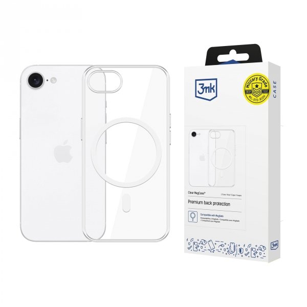 Etui na telefon z MagSafe do Apple iPhone 16E - Clear MagCase
