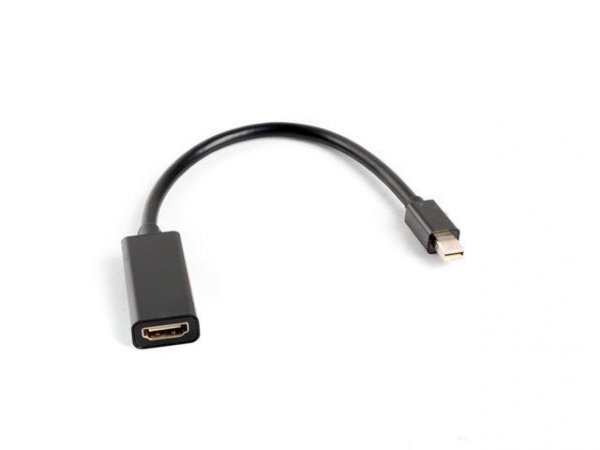 Kabel adapter Lanberg AD-0005-BK mini Displayport (M) -&amp;gt; HDMI (F) czarny
