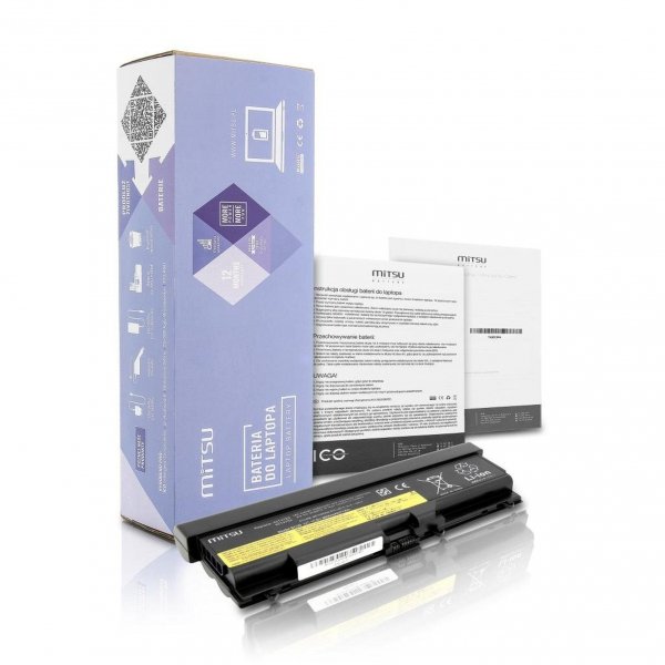 Bateria Mitsu do notebooka Lenovo E40, E50, SL410, SL510 (10.8V-11.1V) (6600 mAh)