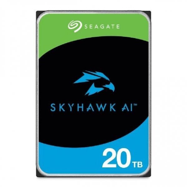 Dysk SEAGATE SkyHawk AI ST20000VE002 20TB 3,5&amp;quot; 256MB SATA III