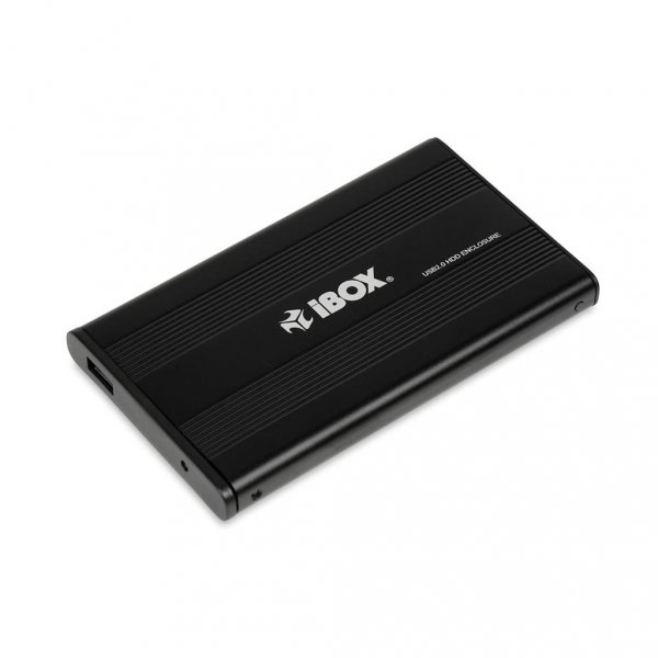 Obudowa na dysk iBOX HD-01 2.5&amp;quot; USB 2.0 czarna, aluminium
