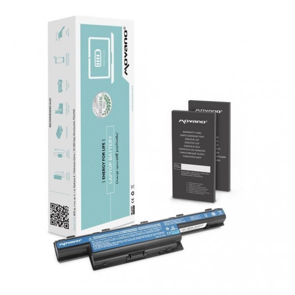 Bateria Movano do notebooka Acer Aspire 4551, 4741, 5741 (10.8V-11.1V) (6600 mAh)