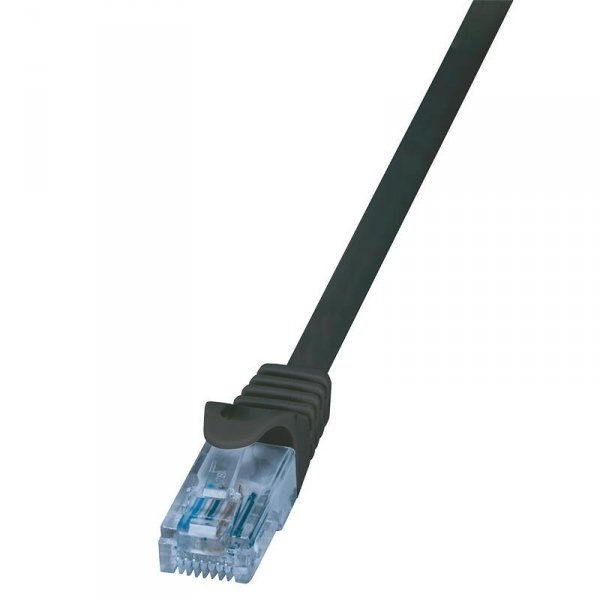 Patchcord LogiLink CP3023U Cat.6A U/UTP 0,50m czarny