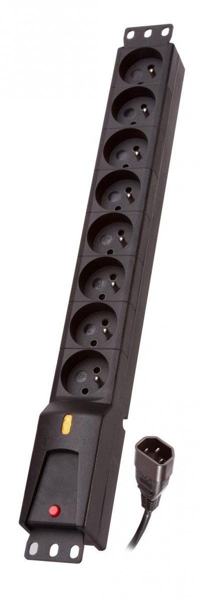 Listwa zasilająca Lestar LZRM  810  BW  G-A K.:CZ  1,5M IEC320