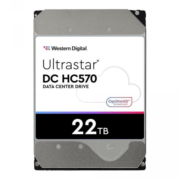 Dysk Western Digital Ultrastar DC HC570 He22 22TB 3,5&amp;quot; 7200 512MB SAS TCG 512e P3 DC WUH722222AL5201