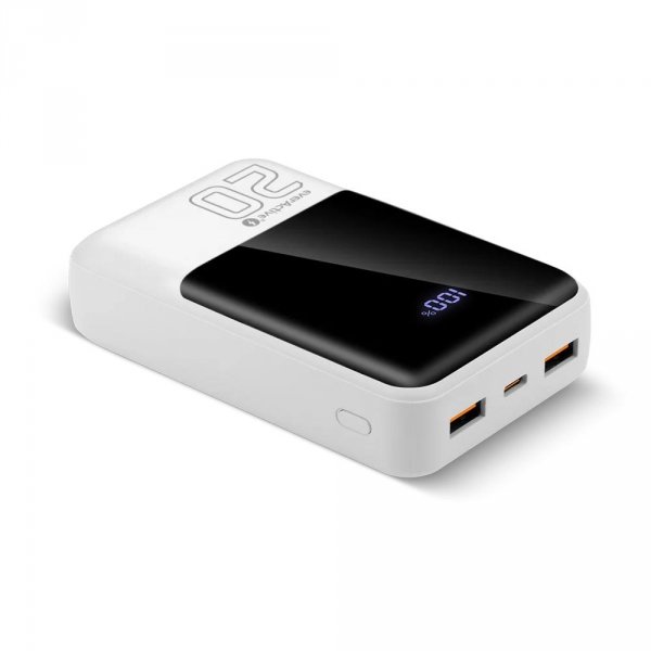 Powerbank everActive EB-20Q 20 000mAh 2x USB + 1x USB-C 22,5W QC4+ wyświetlacz LCD