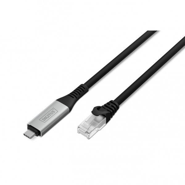 Kabel adapter DIGITUS USB-C – RJ45 Kat. 6A S/FTP, 1 Gbit/s, USB 3.2 Gen1, LSZH, 15m