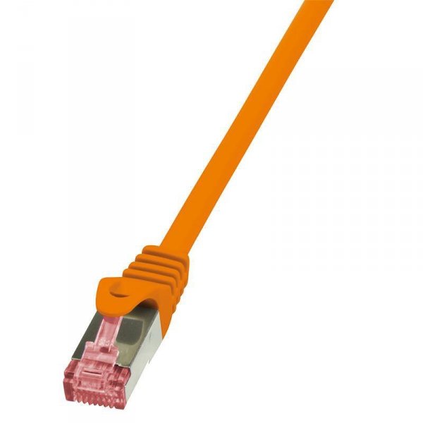 Patchcord LogiLink CQ2068S CAT.6 S/FTP 3m, pomarańczowy