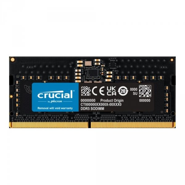 Pamięć SODIMM DDR5 Crucial 16GB (1x16GB) 5600MHz CL46 1,1V Tray
