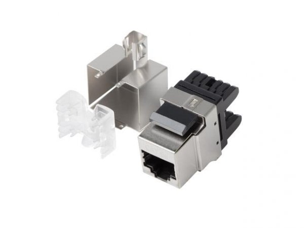 Moduł Keystone Lanberg gniazdo RJ45 -&amp;gt; LSA FTP kat.5e 180° do puszki montażowej