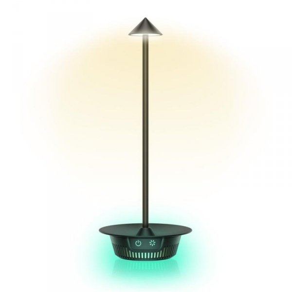 Lampka LED Techly bezprzewodowa stołowa dotykowa, RGB
