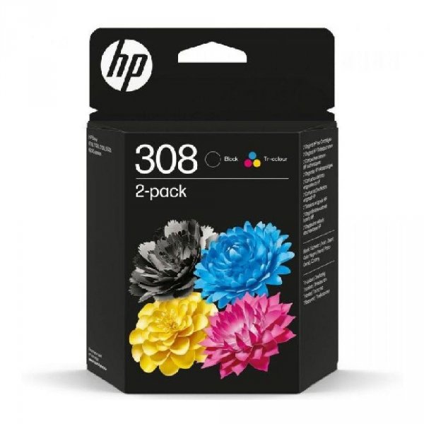 Tusz HP 308 Black&amp;amp;Color 2-pak (6L6S6UE)