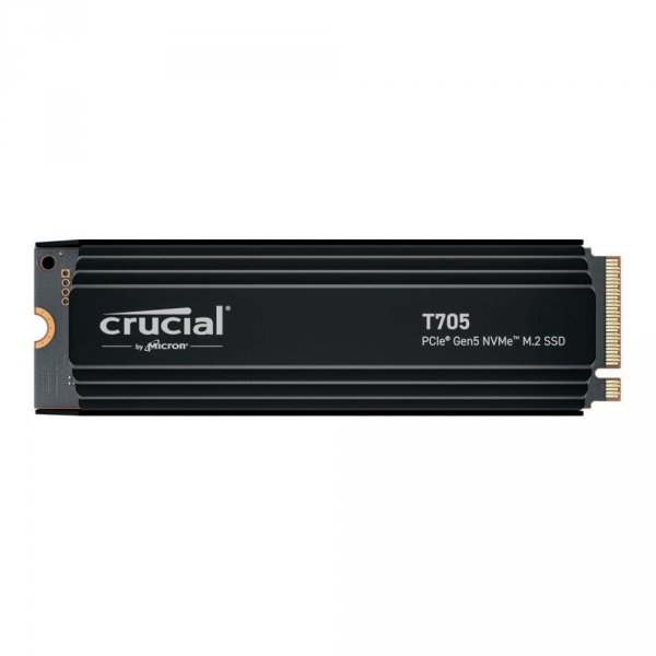 Dysk SSD Crucial T705 4TB M.2 PCIe 5.0 x4 NVMe 2.0 2280 (14100/12600MB/s) z radiatorem