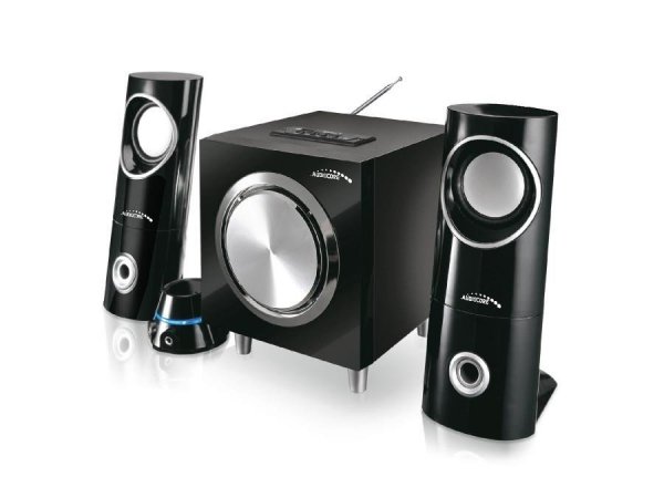 Głośniki Bluetooth Audiocore AC790  2.1 radio FM, wejście kart SD/MMC, AUX, USB