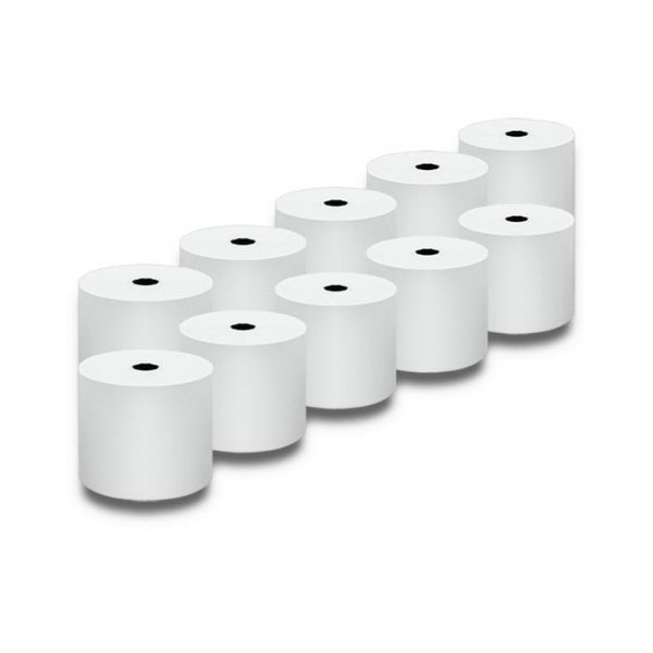Rolka termiczna Qoltec 57x40 | 55g/m2 | 10szt. | BPA free