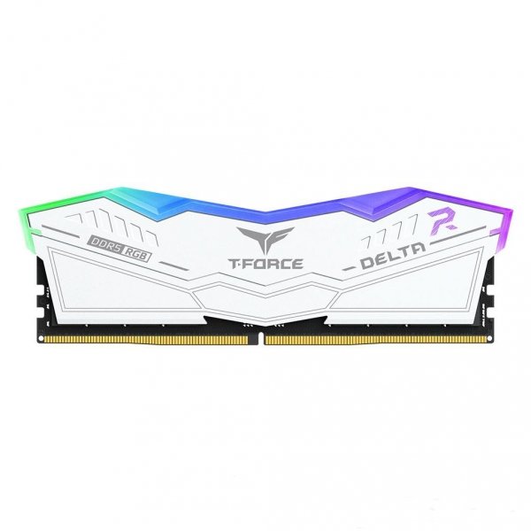 Pamięć DDR5 Team Group T-FORCE DELTA RGB 32GB (1x32GB) 5600MHz CL36 1,3V Biała