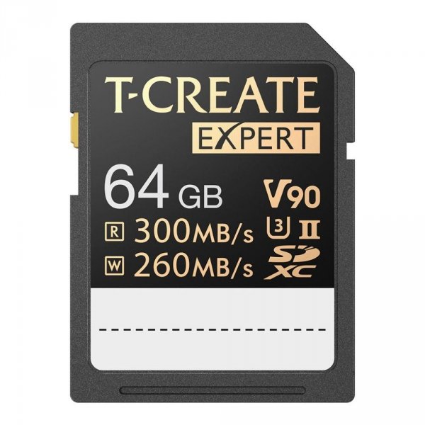 Karta pamięci Team Group T-Create Expert SDXC 64GB (300/260 MB/s) UHS-II U3 V90