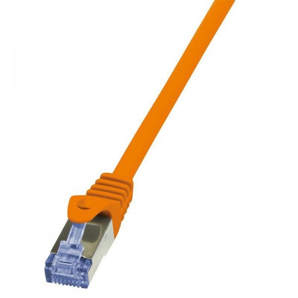 Patchcord LogiLink CQ3048S Cat.6A S/FTP 1,5m pomarańczowy