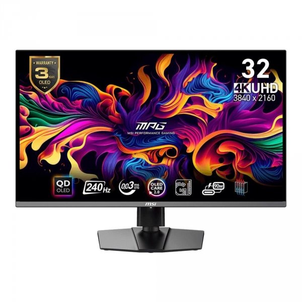 Monitor MSI 31,5&amp;quot; MPG 321URX QD-OLED 2xHDMI DP USB-C
