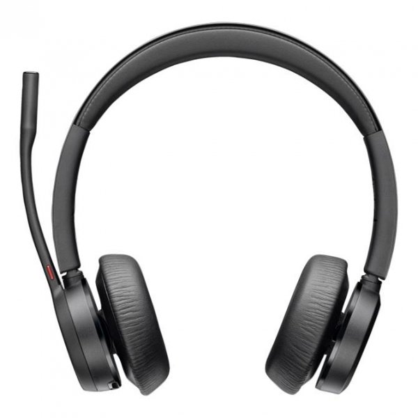 Słuchawki z mikrofonem Poly Voyager 4320 M Stereo +BT700 dongle +Charging Stand czarne