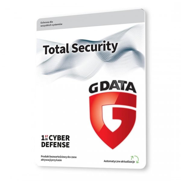 Oprogramowanie G DATA Total Security 3PC 3lata karta-klucz