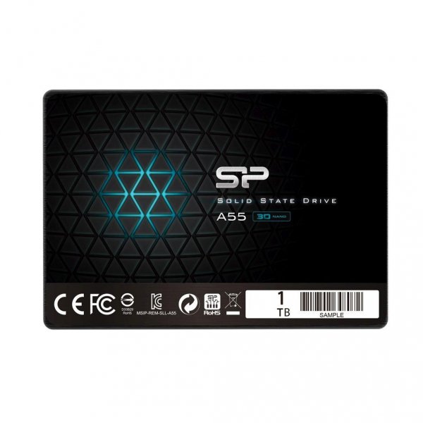 Dysk SSD Silicon Power A55 1TB 2.5&amp;quot; SATA3 (500/450) 3D NAND, 7mm BULK
