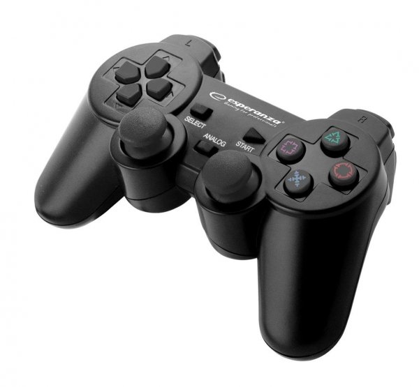 Gamepad PS3/PC USB Esperanza &amp;quot;Trooper&amp;quot; czarny