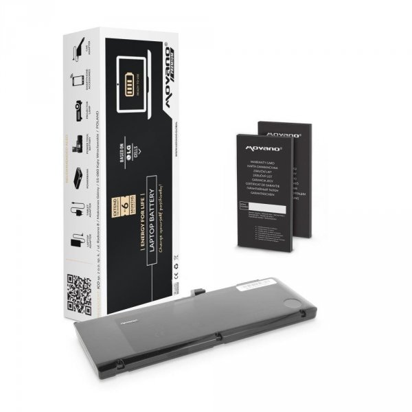 Bateria Movano premium do notebooka Apple MacBook Pro 15&amp;quot; (10.95V) (6600 mAh)