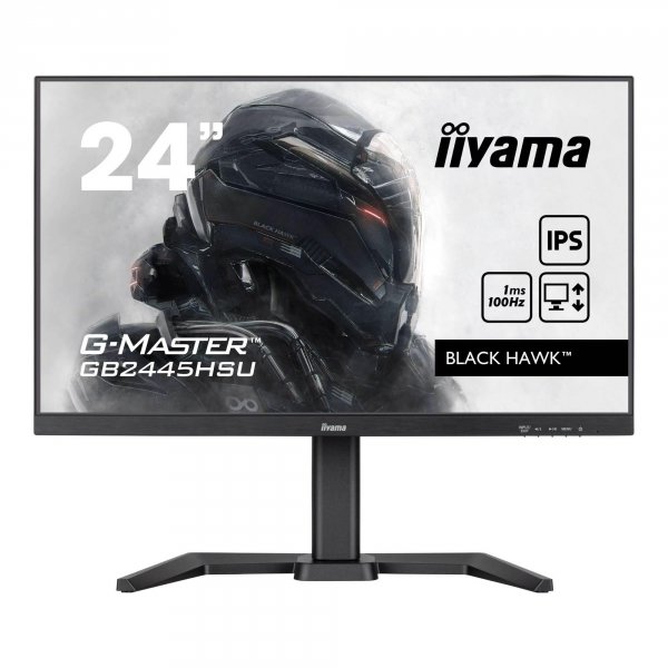 Monitor iiyama 23,8&amp;quot; G-Master GB2445HSU-B2 Black Hawk IPS FHD 100Hz HDMI DP HUB głośniki