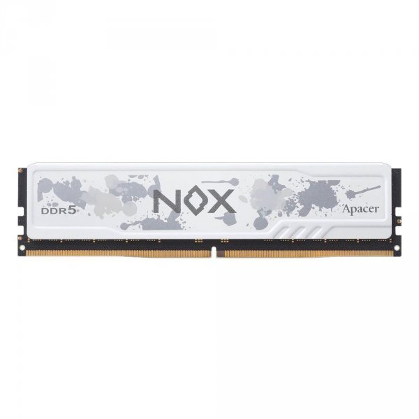 Pamięć DDR5 Apacer NOX 8GB (1x8GB) 5200MHz CL40 1,25V Biała