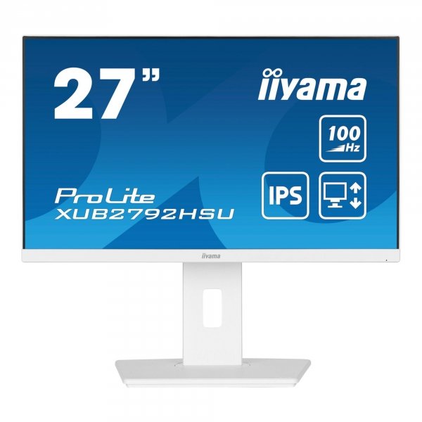 Monitor iiyama 27&amp;quot; ProLite XUB2792HSU-W6 IPS FHD 100Hz HDMI DP HUB głośniki