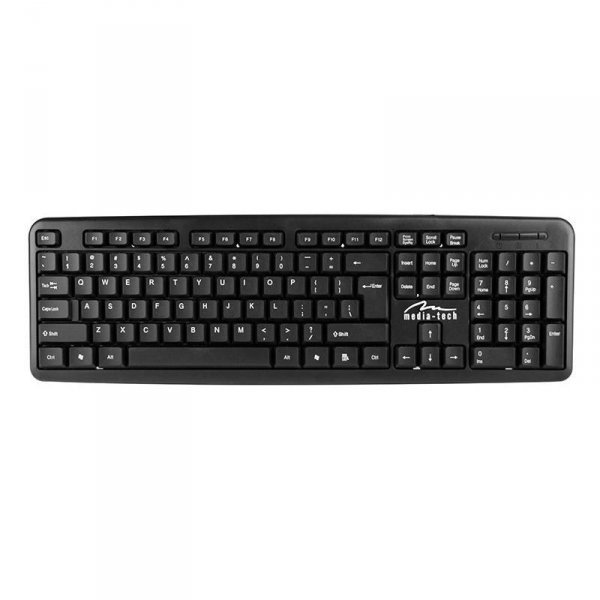 Klawiatura przewodowa Media-Tech MT122KU-US USB czarna