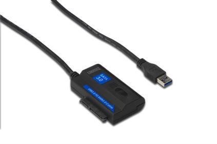 Konwerter DIGITUS DA-70326 USB 3.0 do SSD oraz HDD 2,5&amp;quot;/3,5&amp;quot; SATAIII