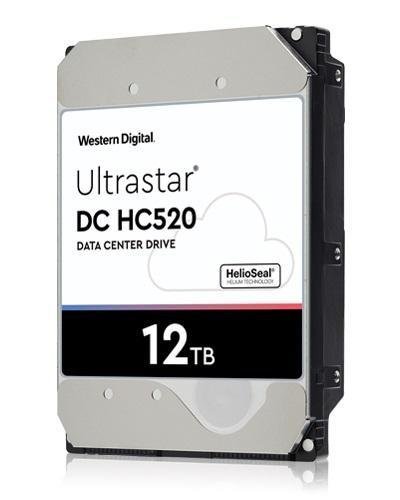 Dysk Western Digital Ultrastar DC HC520 He12 12TB 3,5&amp;quot; 7200 256MB SATA III 4KN ISE P3 DC HUH721212ALN600